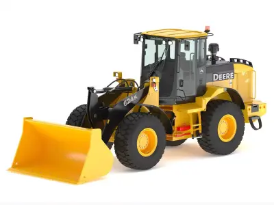 2010 John Deere 624K Wheel Loader 3D model