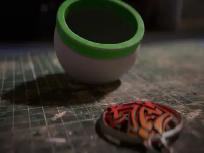 Koopa Car pot-container 3D print model