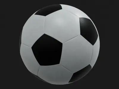 Football-Soccer ball Free low-poly 3D model