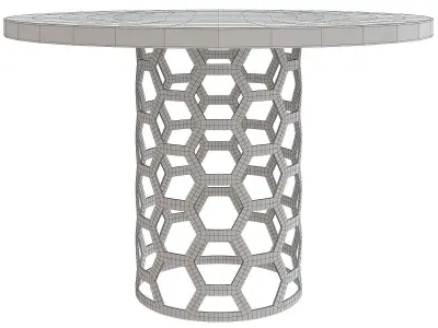 Side and coffee table 3d model collection  Low-poly 3D model