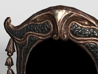 Tassel Frame Low-poly 3D model