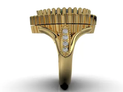 Sultana Hurrem Ring 3D print model