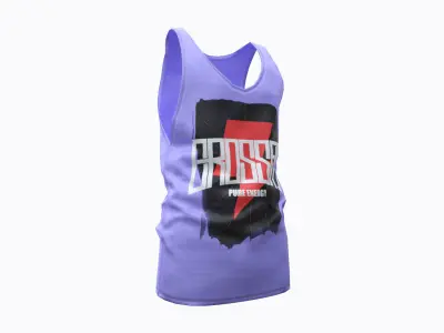 Tank Top  Low-poly 3D model