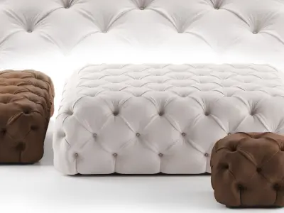 RollKing Pouf Collection 3D model