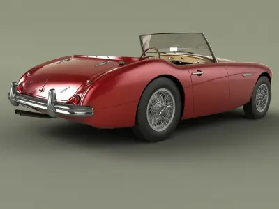 Austin-Healey 3000 Mk2 3D model