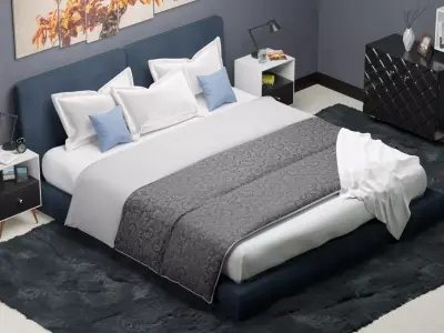 Bedroom bed 3D model