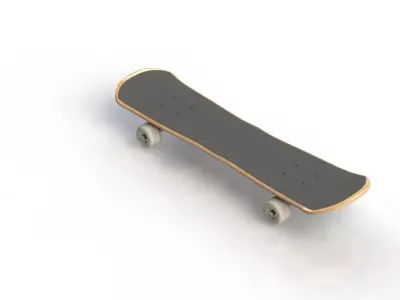Skateboard 3D print model buy
