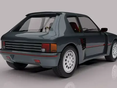 PEUGEOT 205 Turbo 16 3D model