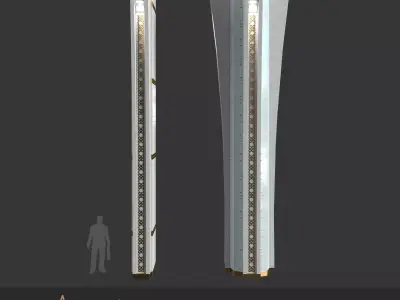 Arc series - Column A 3D model