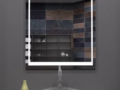 Illuminated Mirrors 3D model
