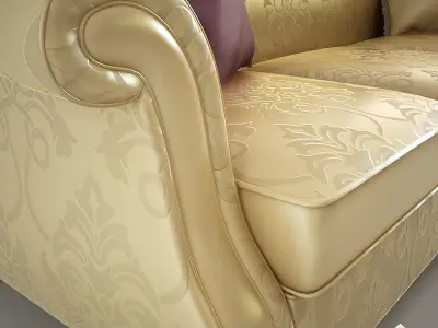 Classic Sofa Chantal 3-seat 3D model