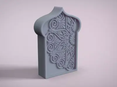 Candle door form 3D print model