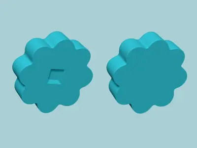 Manju Stamp 05 - Japanese Sweet Mold Traditional Decoration 3D print model