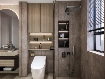 Bathroom 80 3D model