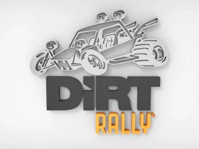 Dirt Rally 3D Logo Animation Free 3D print model