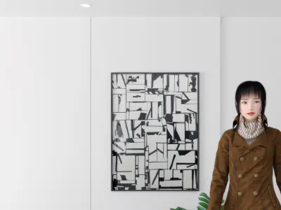 beauty Modern figure 3D model