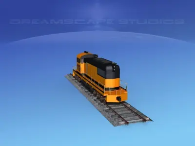 Diesel Locomotive V11 3D model
