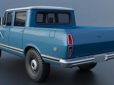 International Wagonmaster 1973 3D print model