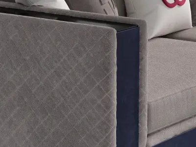 Noir Sofa by Elve luxury 3D model