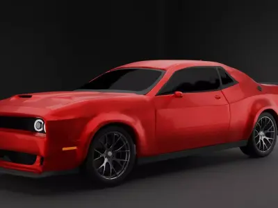 Dodge Challenger Hellcat 3D model