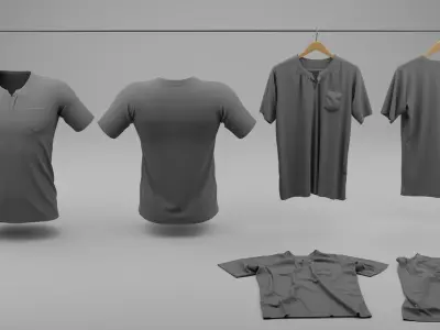 Jersey Mockup 1 3D model