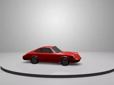Porsche 911 1967  Modelo 3D Low Poly  3D model