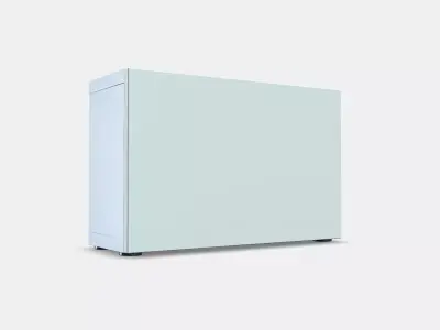 BESTA Shelf unit with door 63 Low-poly 3D model