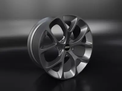 BBS SR Low-poly 3D model