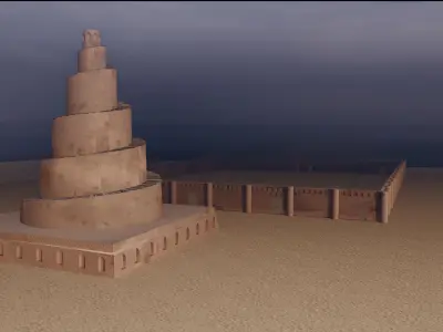 Malwia Samarra 3D model