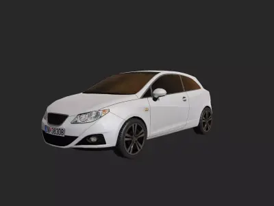 Low Poly Car 4 Low-poly 3D model