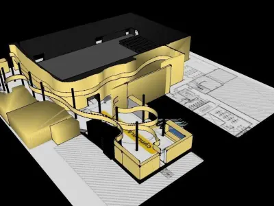 GMM LIVE HOUSE HALL CENTRAL WORLD THAILAND 3D model