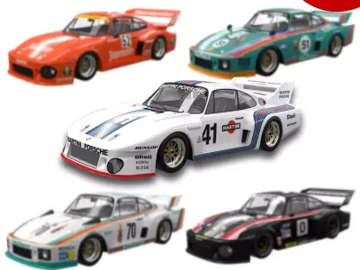 Pack Porsche 935 car HQ interior