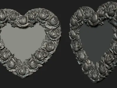 HEARTROSE  3D print model