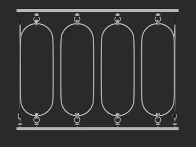 Balcony IMM Obj Brush Pack 9 in One 3D model