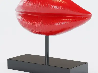 Figurine Lips 3D model