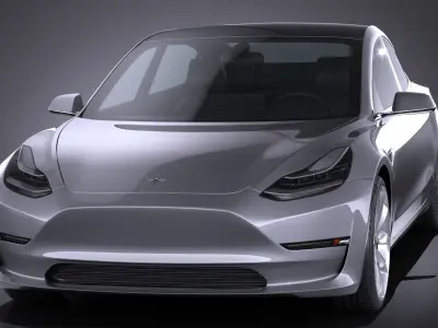 Tesla Model 3 2018 3D model