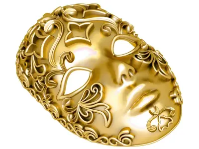 mask pendant 3D print model