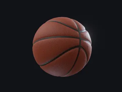 basketball ball 3D model 11