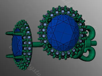 Earrings ri17 3D print model