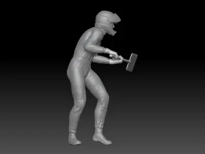 FORMULA ONE PIT STOP 4 3D print model