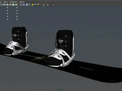 Snow board 3D model