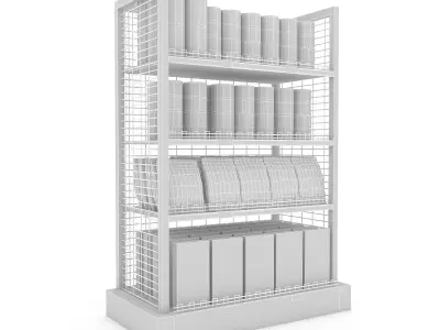 3D canned food 03 Low-poly 3D model