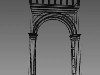 classic arch 3D model