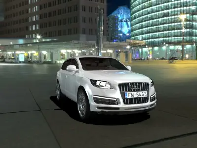 Audi Q7 Four-Wheel-Drive 3D model