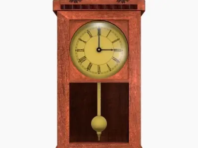 Pendulum Clock 3D model