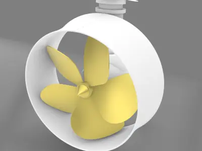 Propeller With Duct 3D model