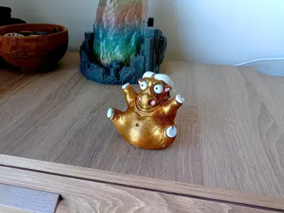 Happy fat buffalo - Happy fat animals collection  3D print model