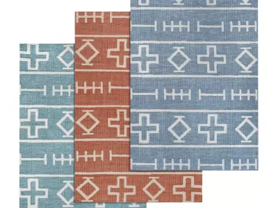 Rug Set 1303 3D model