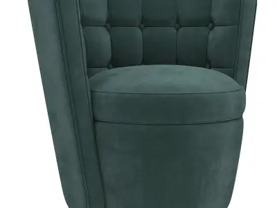 Luxury and Designer Furniture Chairs Deco Tub LINLEY 3d model Low-poly 3D model