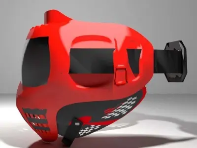 Paintball Facemask - Type 2 3D model